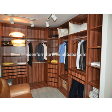 Modern Bedroom Wooden Furniture Walk-in Bedroom Wardrobe Closet Made in China for Sale
